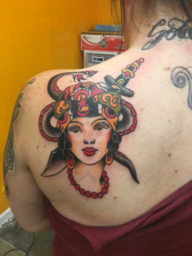 Explore daughter name tattoo ideas for mom, creative tattoo ideas in Fresno, available at True Anchor Tattooing