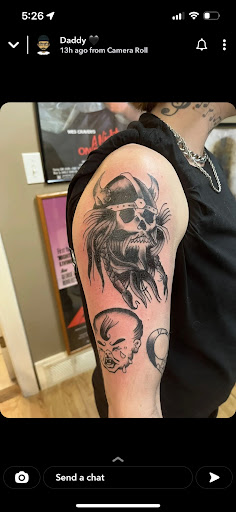 Explore 1975 tattoo ideas, creative tattoo ideas in Evansville, available at Daddy-O Tattoo Studio