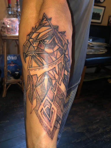 Explore women's back tattoo ideas, creative tattoo ideas in Roanoke, available at RailYard INK