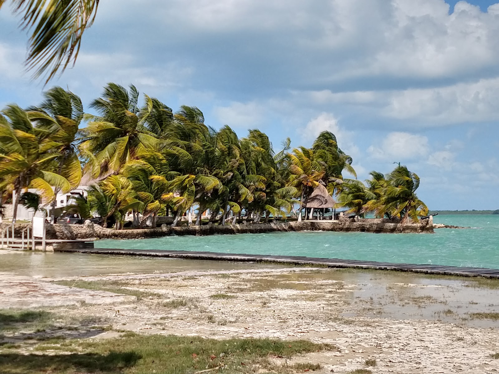 Zdjęcie Calderitas beach z powierzchnią piasek z kamieniami