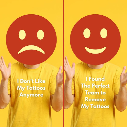 Explore polyamorous tattoo ideas, creative tattoo ideas in Morrisville, available at Regerts Ink Removal