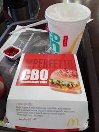 Menu / carte de McDonald's à Milan