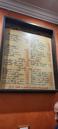 Le Tavernelle à Rome menu