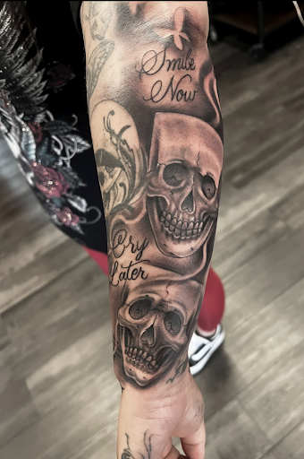 Explore buddhist tattoo ideas, creative tattoo ideas in Silver City, available at Independent Ink Tattoo