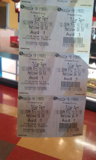 Movie Theater «Regal Cinemas Mobile 18», reviews and photos, 1250 Satchel Paige Dr, Mobile, AL 36606, USA