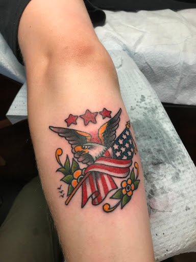 Explore letter r tattoo ideas, creative tattoo ideas in Libertyville, available at Lucky Seven Tattoo