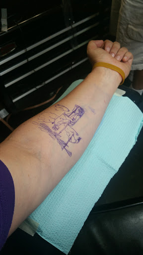 Explore easy leg tattoo ideas, creative tattoo ideas in Wylie, available at Scarecrow Galleries Tattoo Company