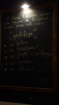 Galeria Santa Clara à Coimbra menu