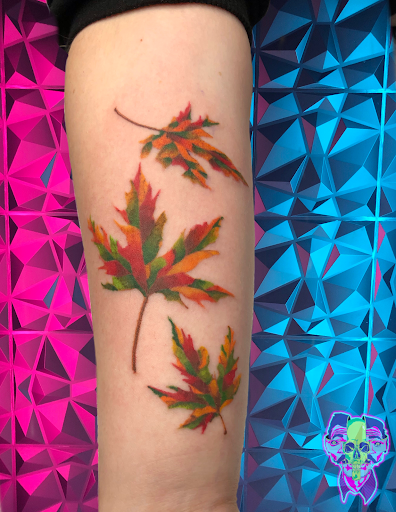 Explore cross tattoo sleeve ideas, creative tattoo ideas in Bethlehem, available at Soul Glow Electric Ink