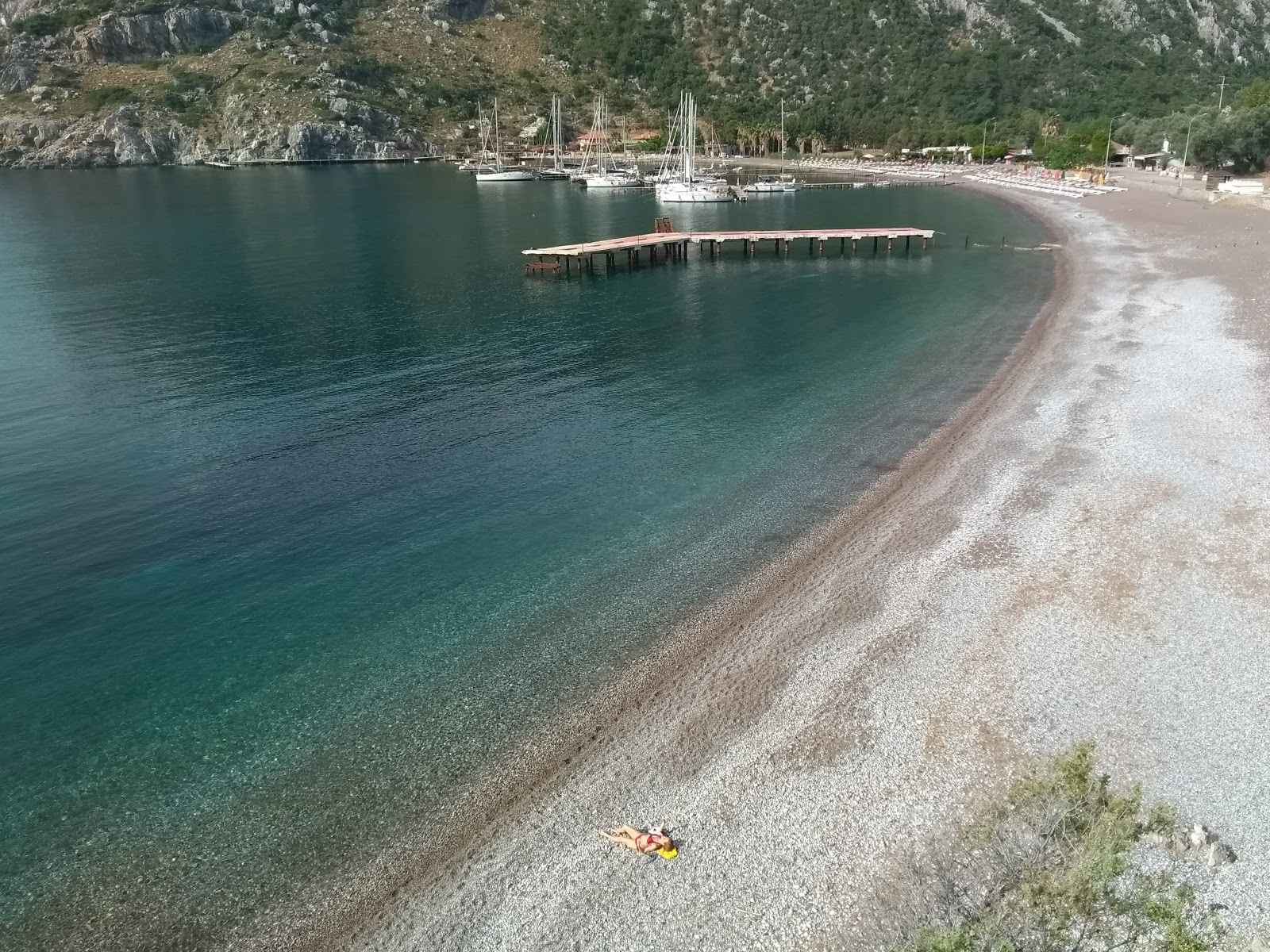 Fotografie cu Ciftlik beach zonă de stațiune de pe plajă