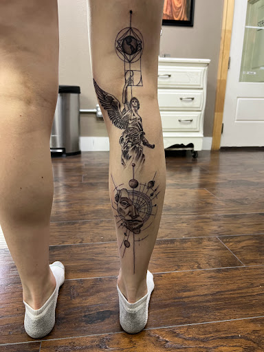 Explore beautiful flower tattoo ideas, creative tattoo ideas in Roanoke, available at Saint Cecilias Art Studio
