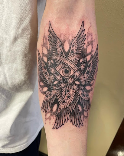 Explore trucker tattoo ideas, creative tattoo ideas in Eugene, available at High Priestess Piercing & Tattoo