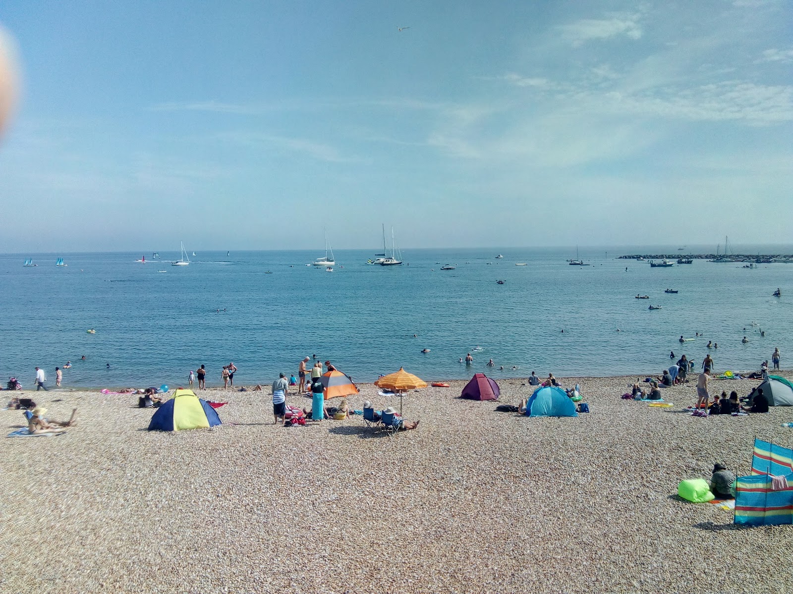 Foto von Lyme regis beach annehmlichkeitenbereich