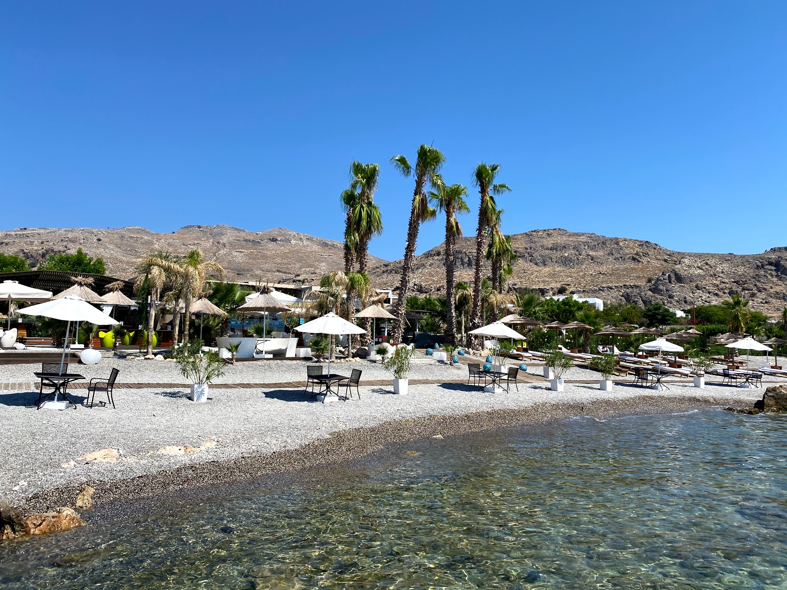 Mitsis Lindos Plajı II'in fotoğrafı çok temiz temizlik seviyesi ile