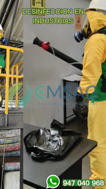 EMSAG - Control de Plagas Urbanas, Saneamiento Ambiental, Desinfeccion de ambientes
