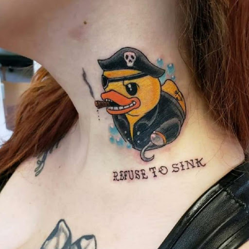 Explore simple bear tattoo ideas, creative tattoo ideas in Spokane, available at Feel Good Ink