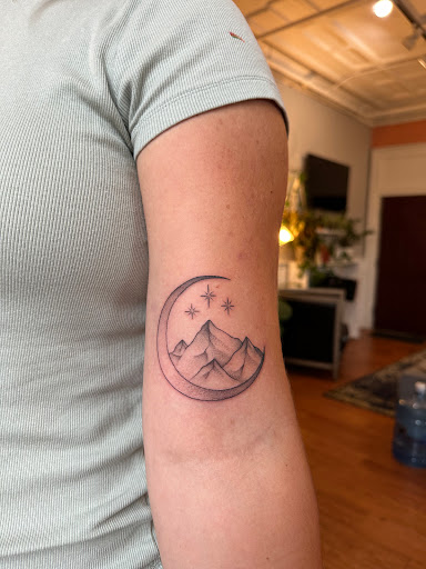 Explore female supernatural tattoo ideas, creative tattoo ideas in Burlington, available at Onyx Ink