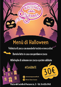 Ristoro Santa Gemma à Rome menu