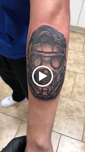 Explore music lover tattoo ideas, creative tattoo ideas in Pittsburg, available at Delta Art & Tattoo
