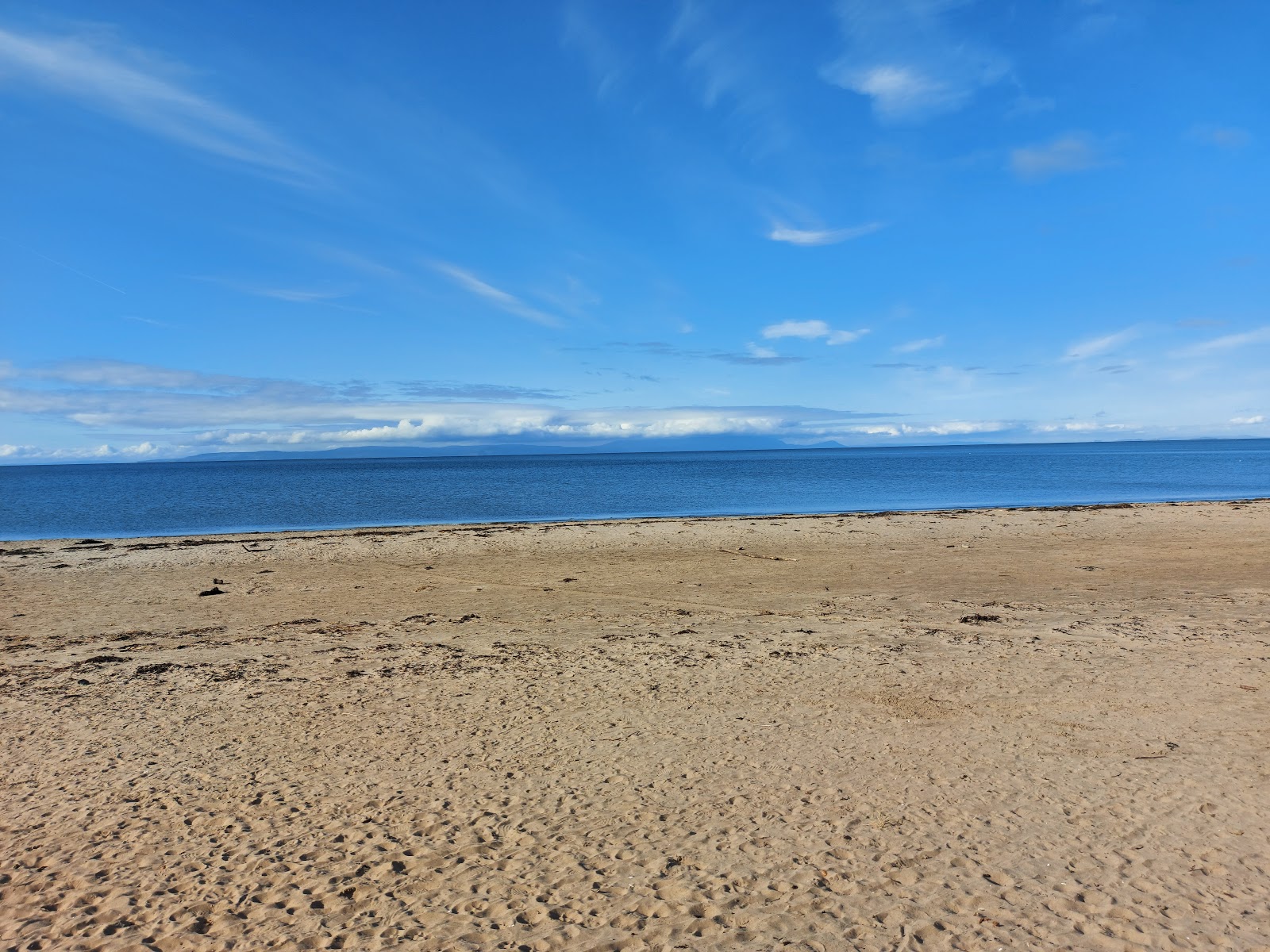 Foto van Ayr Strand en de nederzetting