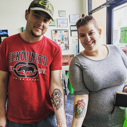 Explore warhammer 40k tattoo ideas, creative tattoo ideas in Redding, available at Caddy Daddys