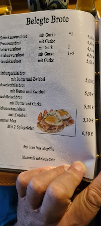 Gasthaus Sonne Inh. Elke Schrade Fremdenzimmervermietung à Zell unter Aichelberg menu
