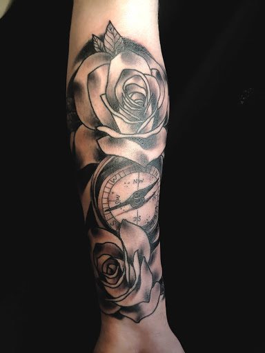 Explore great forearm tattoo ideas, creative tattoo ideas in Gadsden, available at Sacred Art Tattoo Company