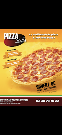 Pizza Bella à Fleury-les-Aubrais menu