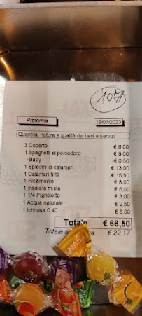 Ristorante La Griglia D'Oro di Bellaria Igea Marina à Bellaria - Igea Marina menu