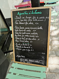 Restaurant Bar La Laverie à Paris (la carte)