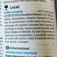 Menu / carte de Caffé La Cupola à Giulianova