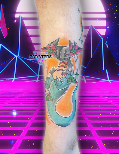 Explore cyberpunk 2077 tattoo ideas, creative tattoo ideas in Palm Harbor, available at Angry Owl Tattoo and Piercing