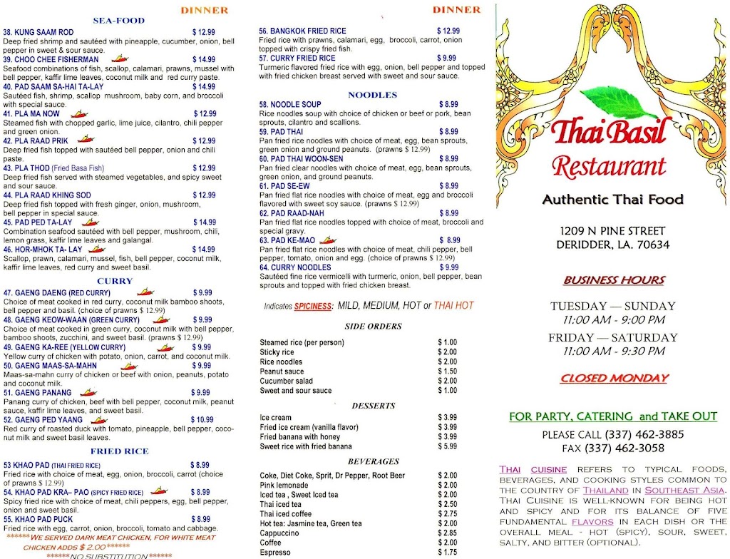 Thai Basil Restaurant 70634
