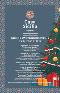 Menu / carte de Casa Sicilia à Landshut