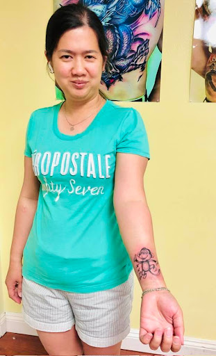 Explore cliff tattoo ideas, creative tattoo ideas in Garden Grove, available at Anna Hang Tattoo