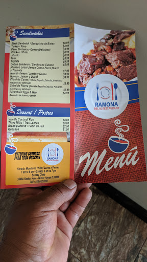Restaurant «Ramona Deli y Restaurant», reviews and photos, 3549 Recker Hwy, Winter Haven, FL 33880, USA