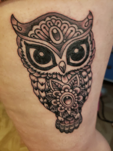 Explore tattoo ideas for cosmetologist, creative tattoo ideas in Albuquerque, available at Holy Fool Tattoo Club