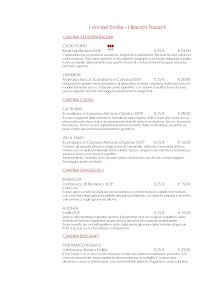 Restaurant La Ferramenta del Gusto Emiliano à Turin (le menu)
