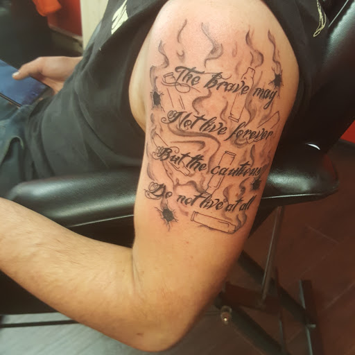 Explore yellowstone tattoo ideas, creative tattoo ideas in Forest Lake, available at Dicks Tattoo