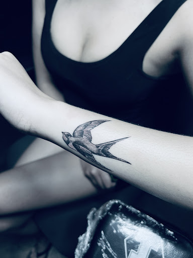 Explore road runner tattoo ideas, creative tattoo ideas in El Paso, available at Steady Ink Tattoo Studio