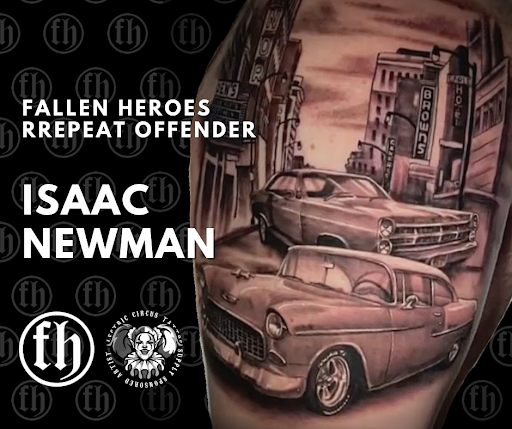 Explore neck name tattoo ideas, creative tattoo ideas in Kissimmee, available at Fallen Heroes Tattoo & Piercing (Florida)