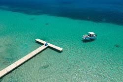 Diaporos beach X'in fotoğrafı otel alanı