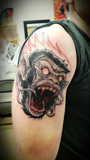 Explore gen x tattoo ideas, creative tattoo ideas in Flint, available at Black Eye Social Club Tattoo