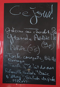 Menu / carte de Le Café des Initiatives à Recey-sur-Ource