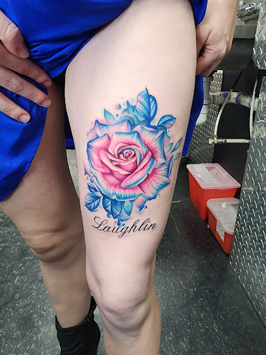Explore tattoo cover up ideas on ankle, creative tattoo ideas in Gastonia, available at Ink Link Tattoos