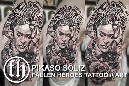 Explore small initial tattoo ideas, creative tattoo ideas in Colorado Springs, available at Fallen Heroes Tattoo & Piercing (Colorado)