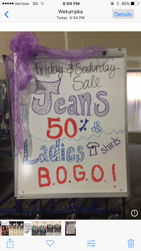 Thrift Store «Adullam House Thrift Store», reviews and photos, 26 Firetower Rd, Wetumpka, AL 36093, USA