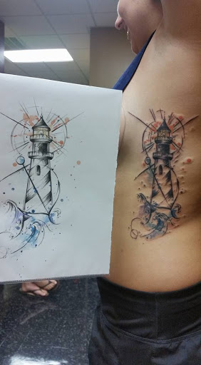 Explore frog tattoo ideas, creative tattoo ideas in Pendleton, available at Just Another Hole in the Wall Tattoo