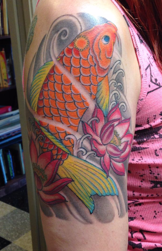 Explore 2 hour tattoo ideas, creative tattoo ideas in Wilton, available at Where Eagles Dare Custom Tattoo