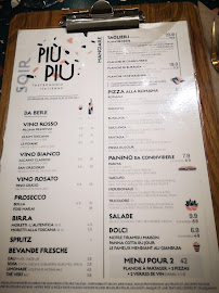 Più Più - Godot de Mauroy à Paris menu